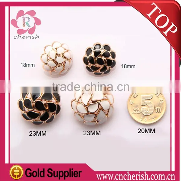 Sweater Fashion Custom Printed Snap Sewing Shirt Alloy Buttons photo-2