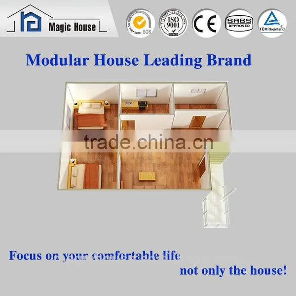 Prefabricated Light Steel Structure Residential Home/two Bedroom House/room Plan photo-2
