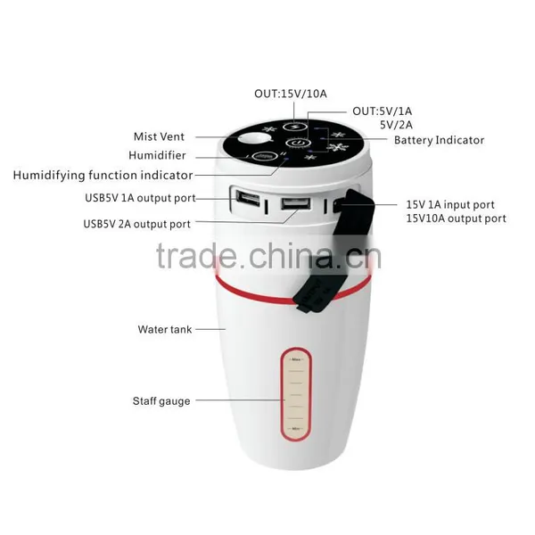 2016 NEW Product! Car Humidifier Carku Brand Multifunction Jump Starter Car Battery Charger photo-3