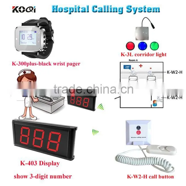 Wireless Nursing Call Bell System for Elderly Home Clinic Hospital Emergency Center Push Button With Indicator Light
