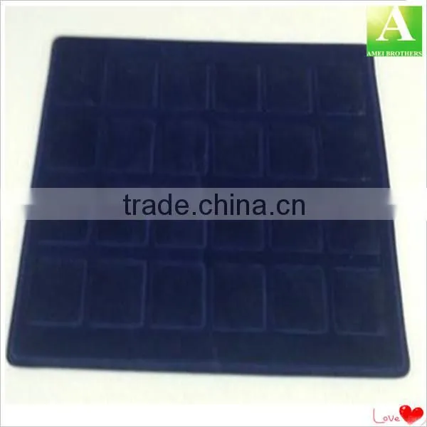 Custom Vacuum Formed ps Compartments Tray With Flocking photo-2