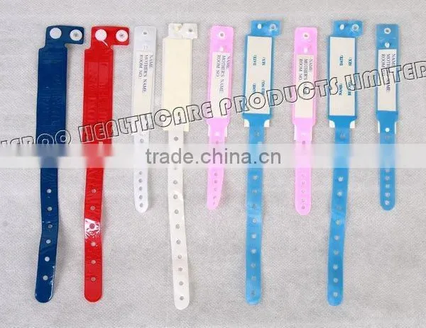 Plastic Hospital Patient ID Wristband