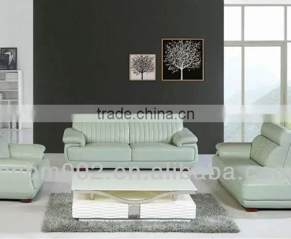 2014 Modern Design Grain Leather Sofa