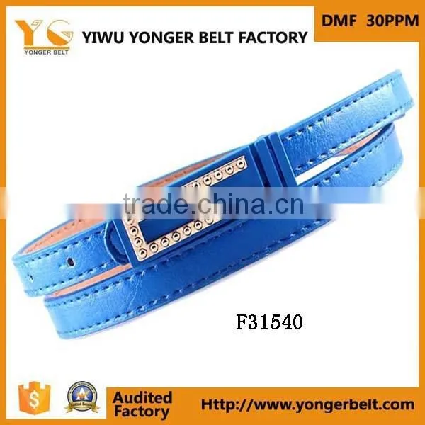 Beautiful Cute Skinny Waist Belt Lady Decorative pu Jeans Pant Belt photo-2