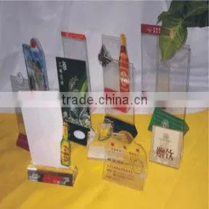 Custom Acrylic Tabletop Holder Menu Display Stand Acrylic Menu Holder Stands photo-2