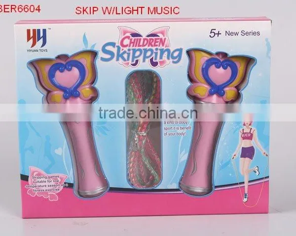 rope skipping w/ light & music