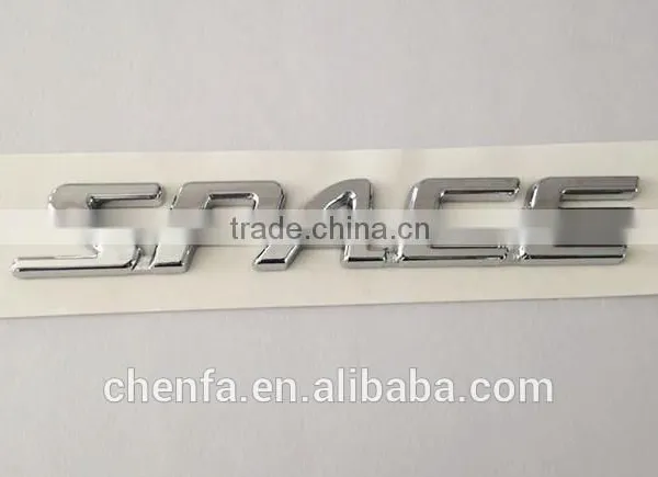Promotional 3m Adhesive Plastic Auto Chrome Emblem photo-4