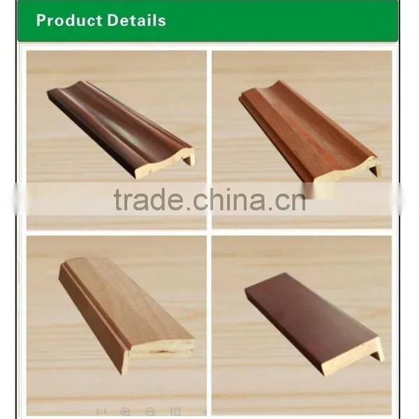 Wood Veneer Covered Window Molding photo-2