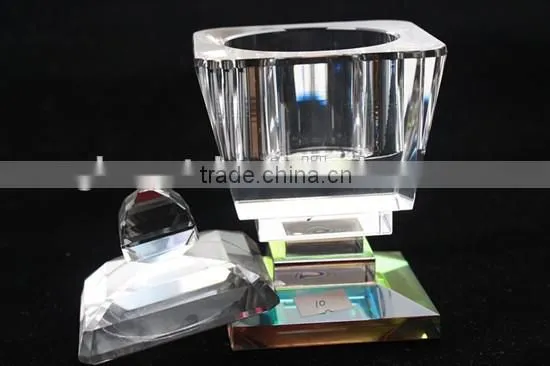 2014 New Products Crystal Sugar Bowl With Lid Table Decoration photo-3