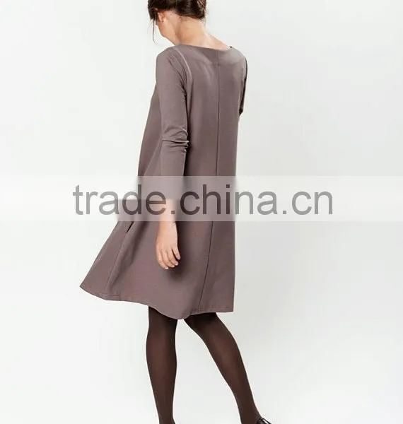 Trendy Dress Dark Brown Dress Special Dress photo-5