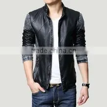 Wholesale 100% Cotton Indigo Fashion Biker Men's Denim Waistcoat photo-2