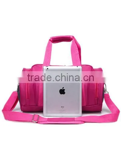 2015 Latest Handled Women Polyester Colorful Gym Bag From China photo-3