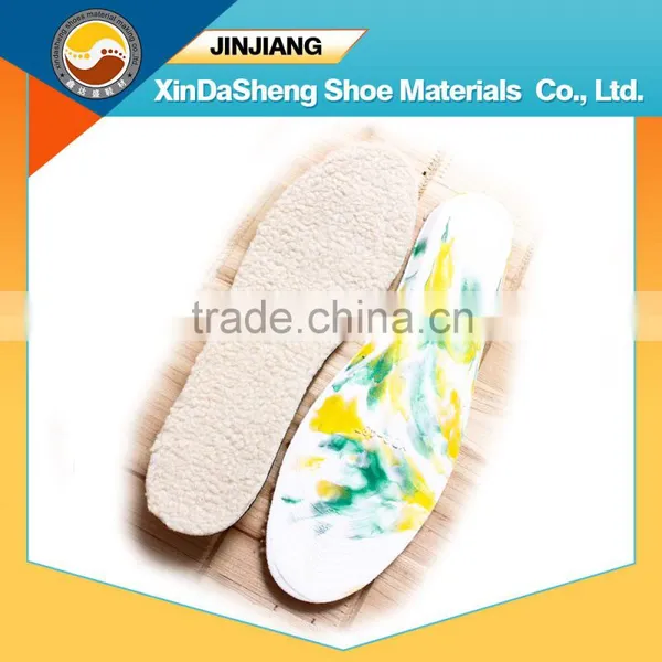 Custom Printed Sheep Fur Full Length Printing Designs Insole photo-2