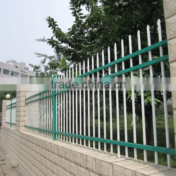 High Quality Zinc Steel Pipe Metal Fencing photo-6
