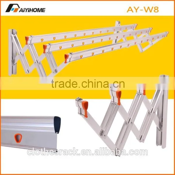 OEM Stainless Steel Wall Mounted Clothes Drying Rack photo-4
