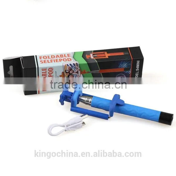 Factory Price Mini Foldable Bluetooth Monopod Selfie Stick for Smart Mobile Phone photo-6