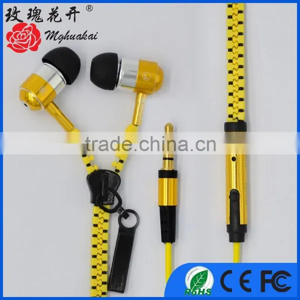 Hot 2016 Fashion Cute Cheap Headphone With Mic Zipper Headphone Cheap Headphone USD1 photo-6