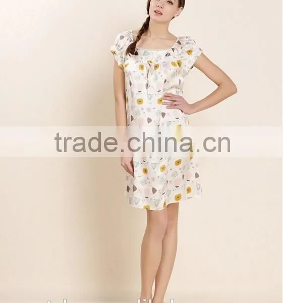Sweet Lovely Girl's Silk Pajama photo-5