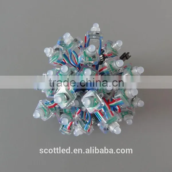 DMX512 Led Pixel String Light,DC5V Input;full Color;50pcs a String,waterproof IP68;Square Shape photo-4