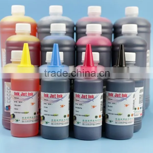 250ml 500ml 1000ml bottled dye ink for canon PGI-2500 for canon MB4050/ MB5050/ MB5350