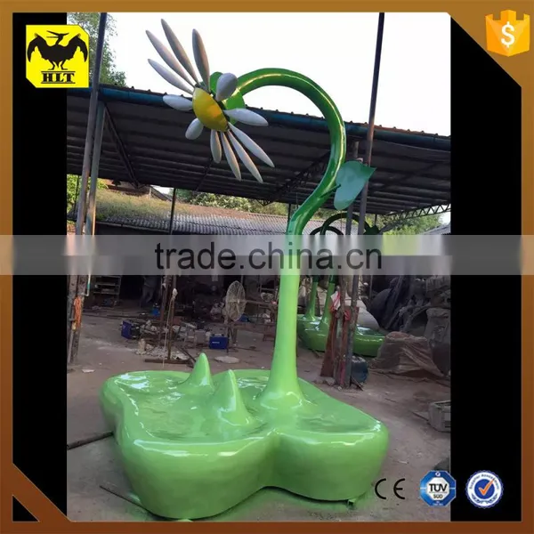 HLT Theme Park Fiberglass Bench Outdoor photo-3