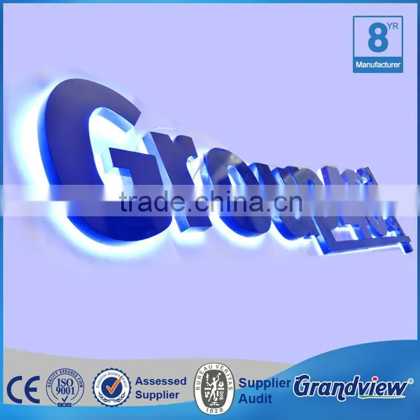 Waterproof Shop Sign Stainless Steel Led Reverse Lit Channel Letter Quality Choice photo-4