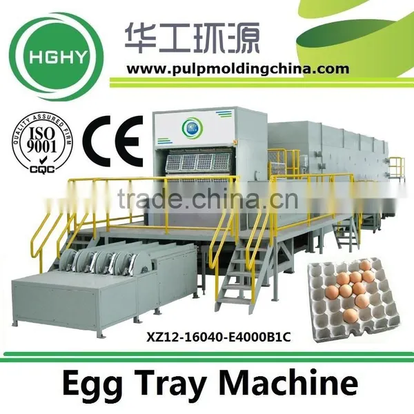 Medium Capacity Egg Tray Molding Machine Rotary Egg Tray Making Machine photo-2