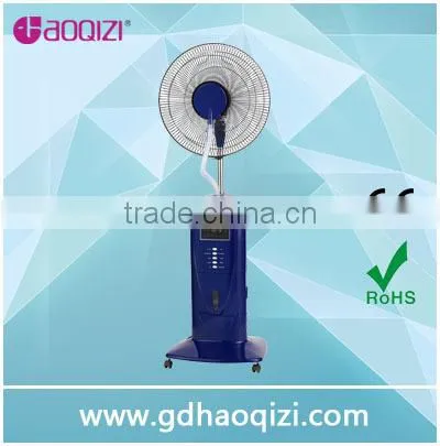 Mist Spray Stand Fan With CE RoSH ERP Standard 16"