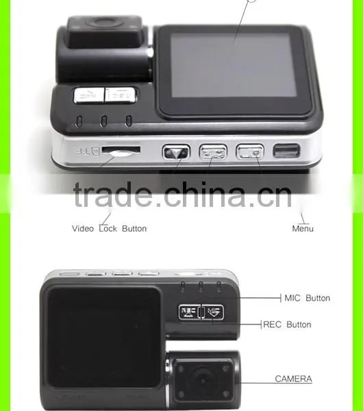 Dual Lens Car Camera I1000 Car DVR Dual Camera HD 1080P Dash Cam Black Box With Rear 2 Cam Vehicle View Car Recorder photo-4