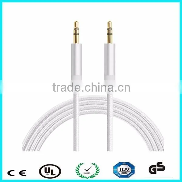 Male to Male Aux Cable Braided 3.5mm Jack Audio Cable photo-6