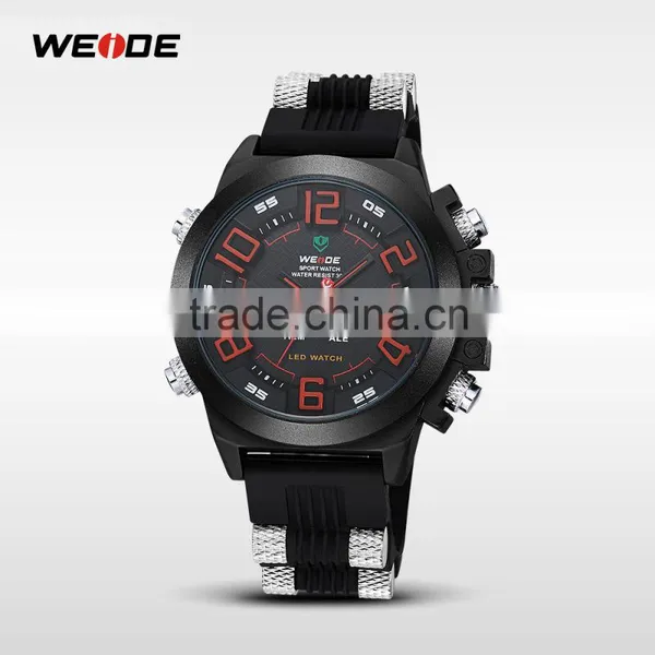 2016 WEIDE Unique Mens Watches Led Display Man Quartz Watch Fashion Watches Mens Dive Watch Make Your Own Digital Watch photo-2
