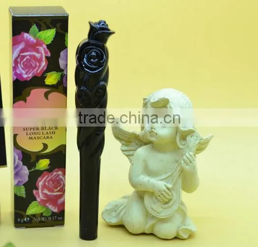Leopard Waterproof Lengthening Extension Eyelash Transplanting Gel Fiber Mascara Rose Tube 3d Fiber Lashes Mascara photo-2