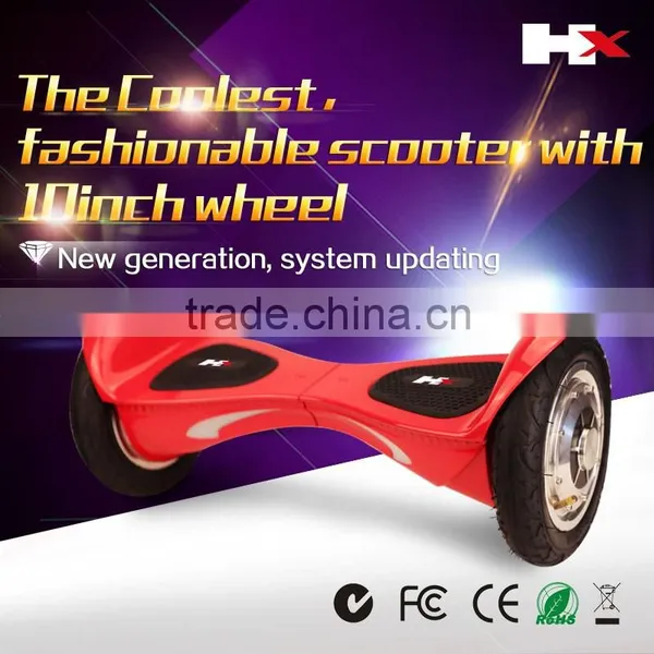 HX 10 Inch Self Balancing Mini Electric Scooter 2 Wheel Stand up Electric Scooter With Bluetooth photo-4