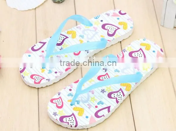 2015 Summer Antiskid Love Filp Flops Beach Slippers Wholesale photo-2