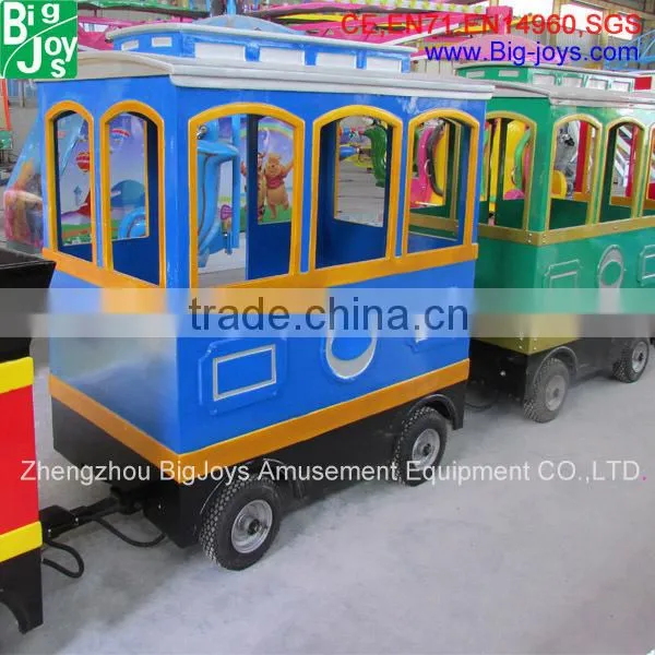 Trackless Amusement Park Train Rides for Sale, 18 Persons Electric Train Ride for Amusement Park photo-2