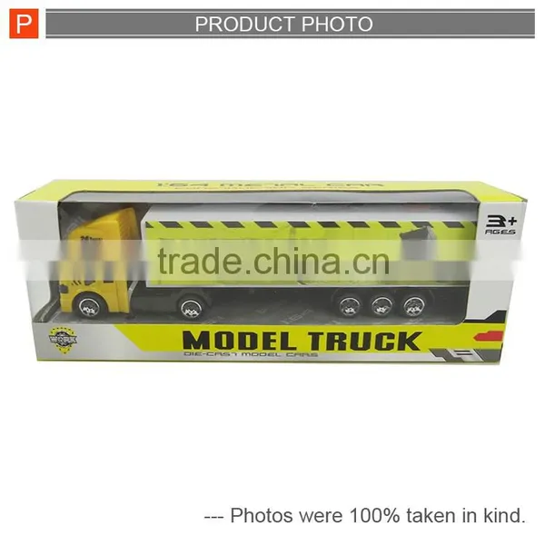 Free Wheel Alloy Die Cast Model Container Truck photo-5