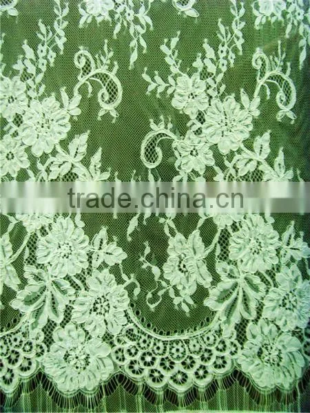 White Cord Swiss Voile Lace photo-3