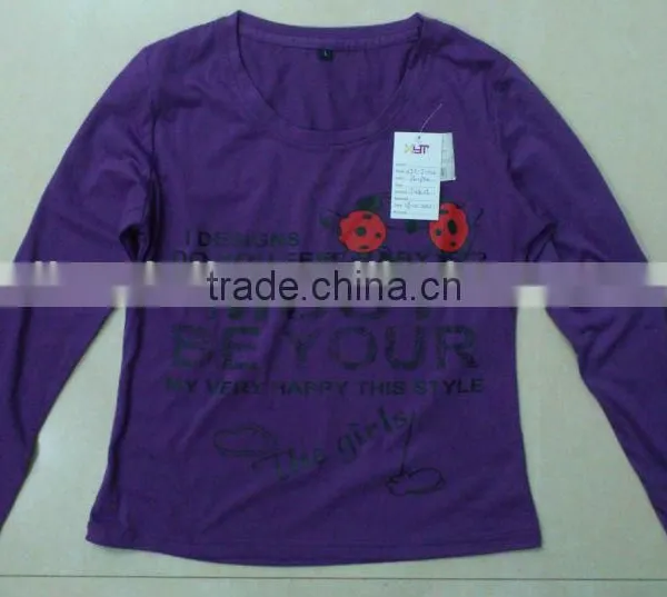 2014 Spring and Autumn Cheap Children Cotton Long Sleeve T-shirts