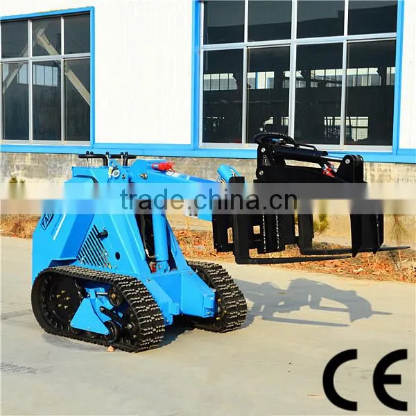 MS500 0.5Ton Mini Skid Steer Wheel Loader With Trencher Attachment photo-2
