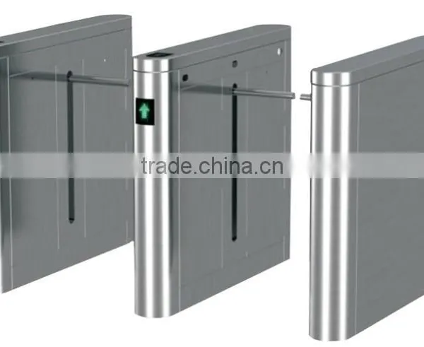 Excellent Quality Stainless Steel Single Pole Gate Swing Barrier Turnstile photo-3