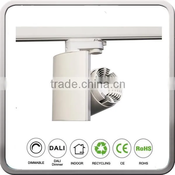 Museum Lighting High Quality LED COB 20w Led Track Lighting 4 Phase photo-3