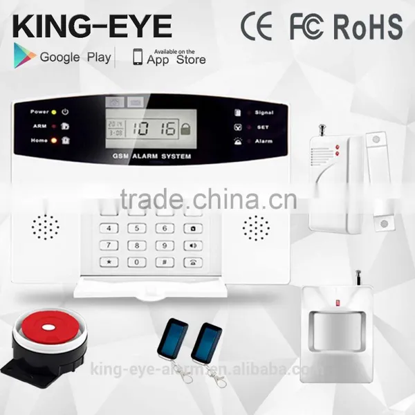 Blue Back-light Display Compatible to CID Protocol Alarm System Set