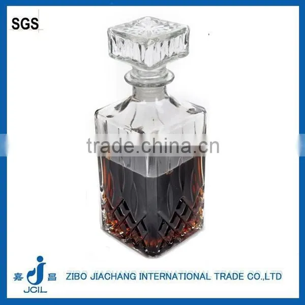 Glass Vodka Wine Bottles With Cork Lid TY42 photo-5