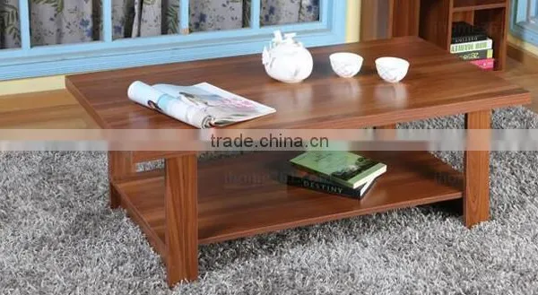 Veneer Particle Board Modern Coffee Table photo-3