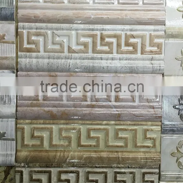 80X250 Marble Design Ceramic Bathroom Decorative Wall Tile Border photo-3