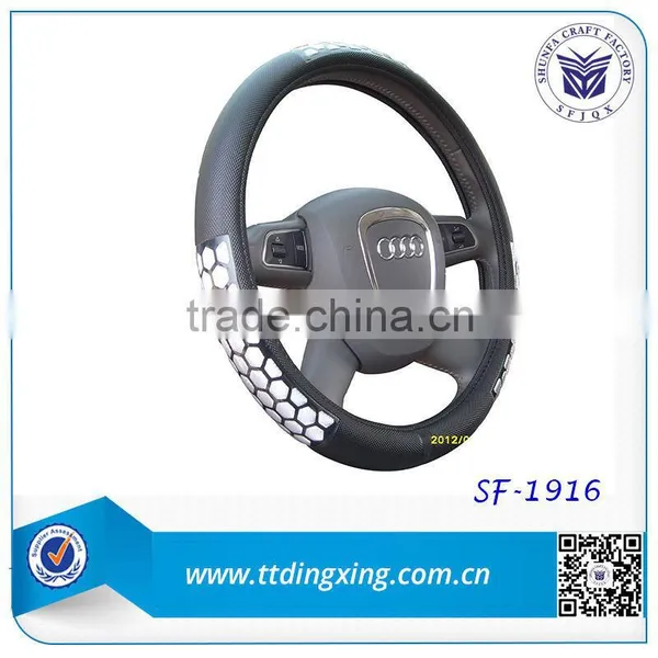 New Style Cystyle Pattern Car Steering Wheel Covers for Truck From Factory