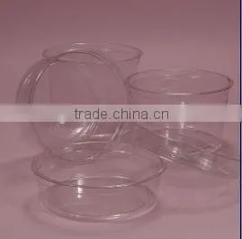 Crystal Clear Round P.E.T. Food Containers