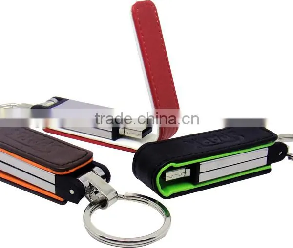 Elegant Factory Direct Selling Buy Usb Flash Drive Brand Custom Leather Can be Printed Logo photo-6