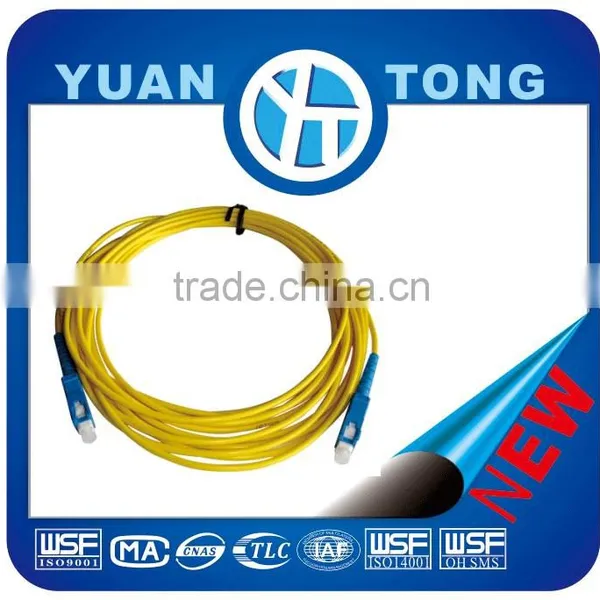 SC FC Jacked PVC LSZH Fiber Optic Patch Cord photo-3