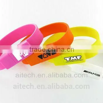 Fashion Bracelet Custom USB With Logo Printing,2GB/4GB/8GB Custom USB 16gb photo-5
